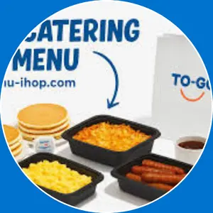 “Catering menu with a variety of dishes for events.”