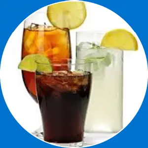 “Refreshing cold beverages like juice and soda.”