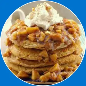 “Whole grain pancakes with nuts and wholesome flavors.”