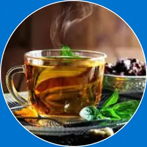 “Soothing cup of herbal tea.”