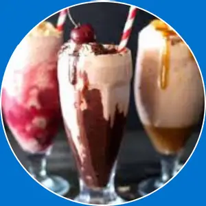 “Creamy milkshakes in various flavors.”